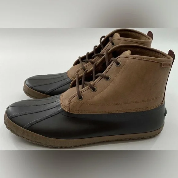 SPERRY BREAKWATER LEATHER DUCK BOOT - MEN\'S SIZE 9 NEW - BROWN FLEECE WATERPROOF Shop Breakwater Ballistic Duck Boots on Sale at BeyondStyle  main image 3